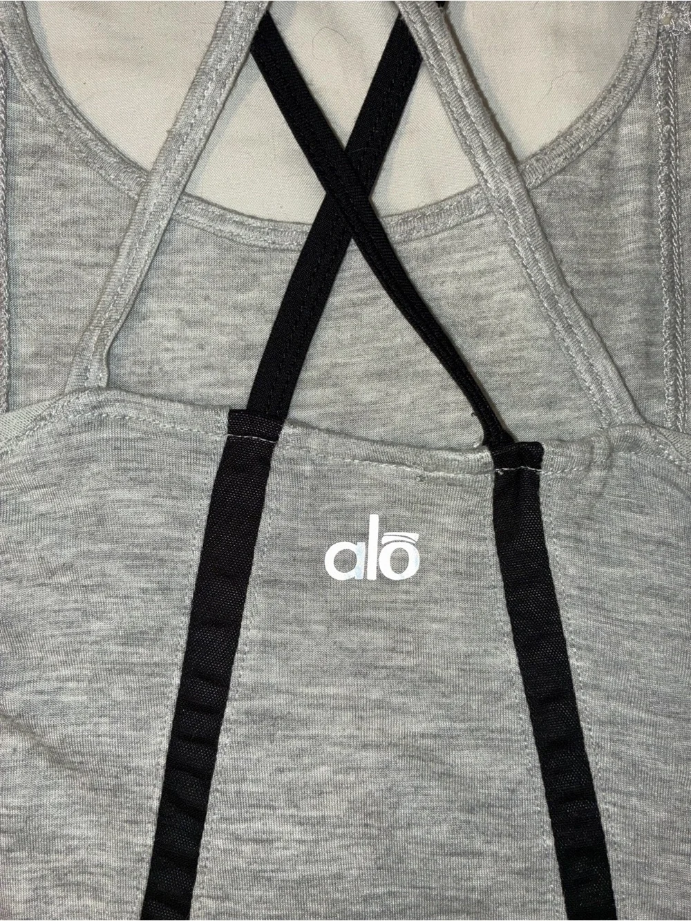 ALO Women's Grey Strappy Tank Top (size XS)